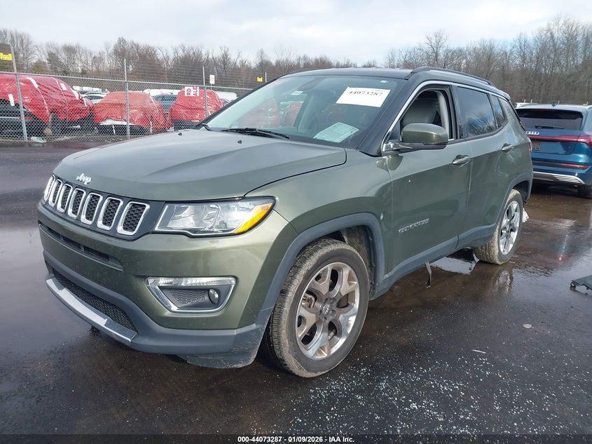 Vin: 3c4njccb8jt194735, lot: 44569115, jeep compass limited fwd 20182