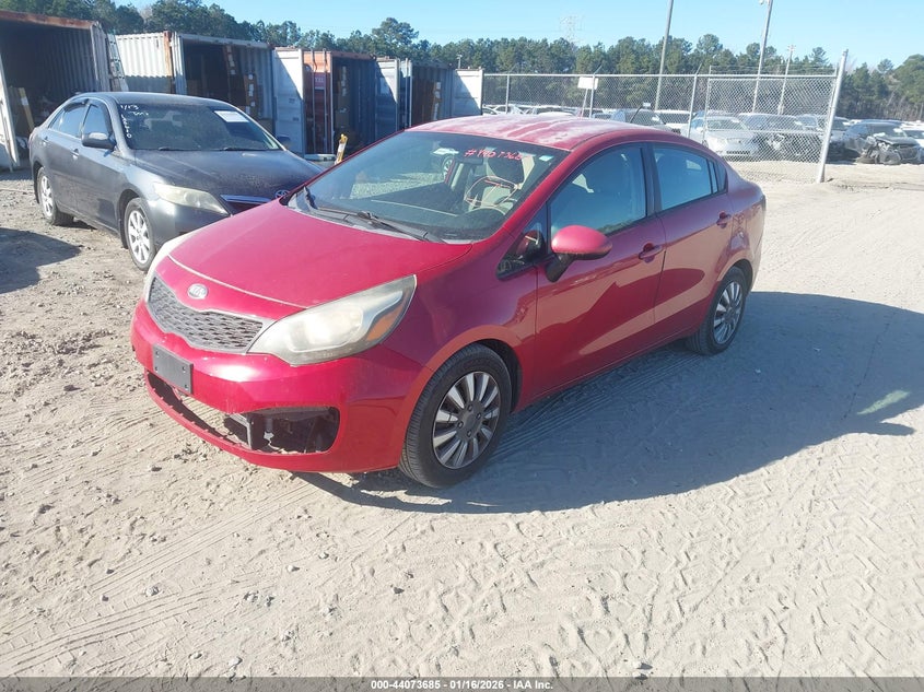 Vin: knadm4a3xe6362957, lot: 44569515, kia rio lx 20142