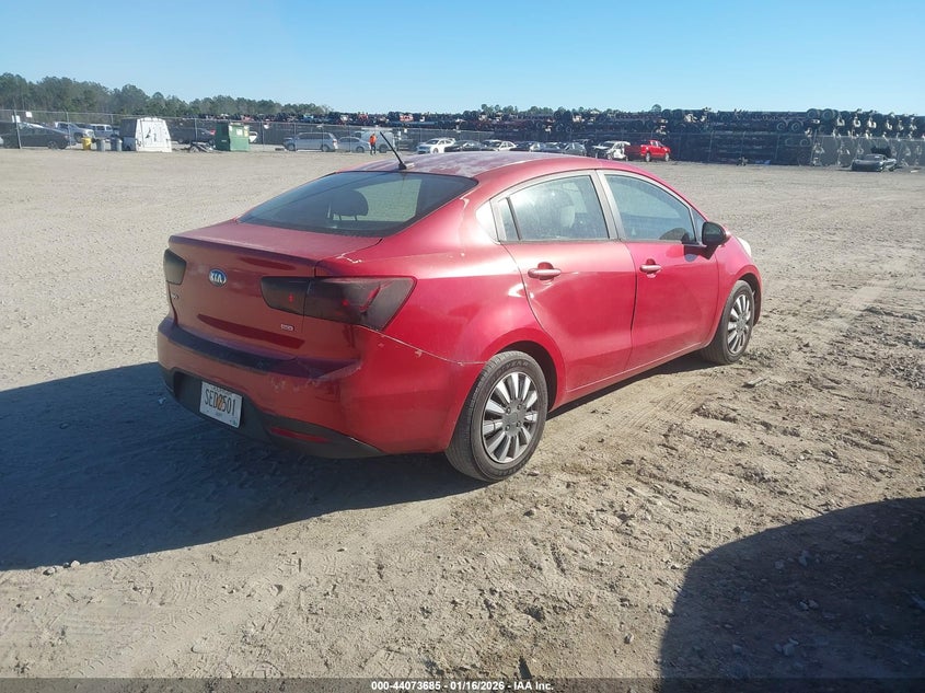 Vin: knadm4a3xe6362957, lot: 44569515, kia rio lx 20144