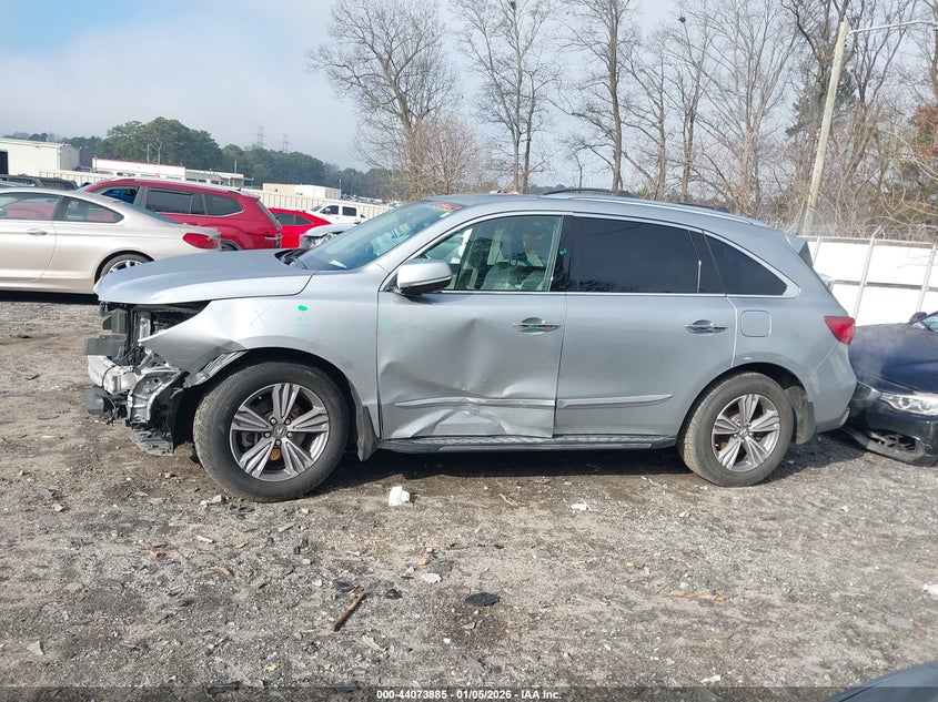 2020 Acura Mdx Standard VIN: 5J8YD4H3XLL029457 Lot: 44073885