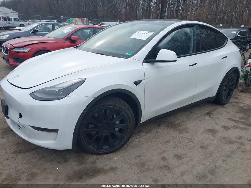 Vin: 7saygdee5pa191825, lot: 44570632, tesla model y awd/long range dual motor all-wheel drive 20232