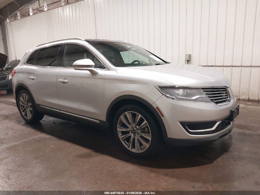 2016 Lincoln Mkx Reserve