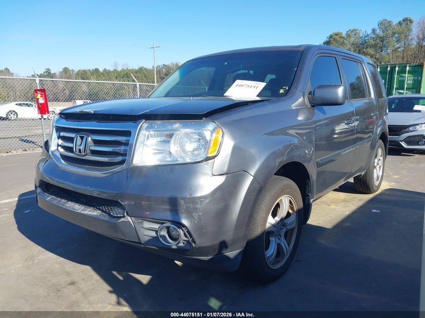 2012 Honda Pilot 3.5 Ex-L grey Lot 111044075151 Vin 5FNYF3H72CB026643