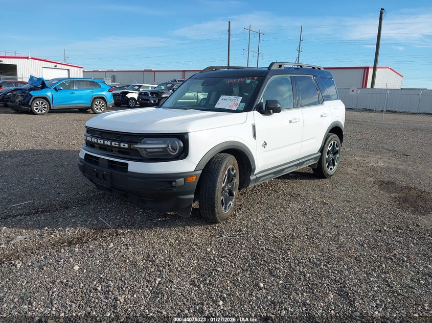 Vin: 3fmcr9c67rre80473, lot: 44571159, ford bronco sport outer banks 20242