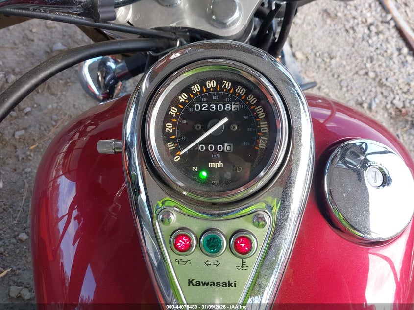 2009 Kawasaki En500 C VIN: JKAENVC109A215193 Lot: 44075489