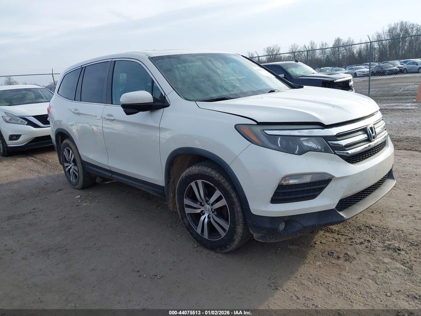 5FNYF5H57HB035436 2017 Honda Pilot Ex-L auction photo 1