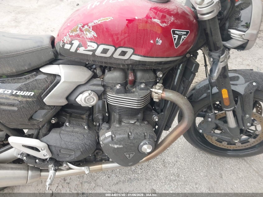 VIN SMTDD0H20STCD7505 2025 TRIUMPH MOTORCYCLE SPEED TWIN 1200/1200 RS