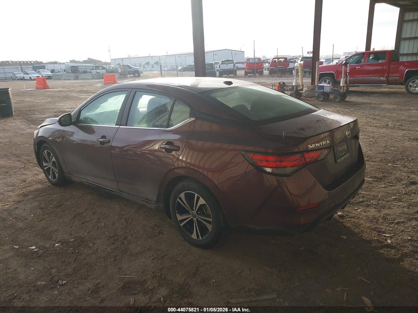 2022 Nissan Sentra Sv Xtronic Cvt