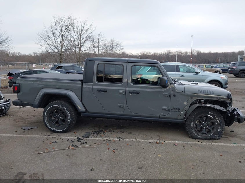 2022 Jeep Gladiator Willys 4X4 VIN: 1C6HJTAG9NL113701 Lot: 44075887