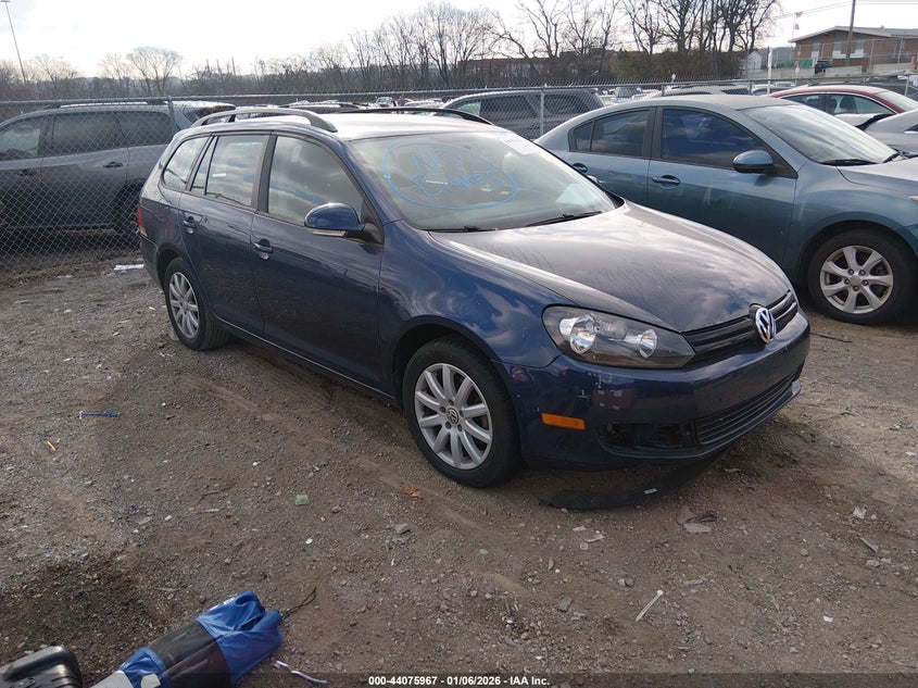 3VWPP7AJ8DM648406 2013 Volkswagen Jetta Sportwagen 2.5L S auction photo 1