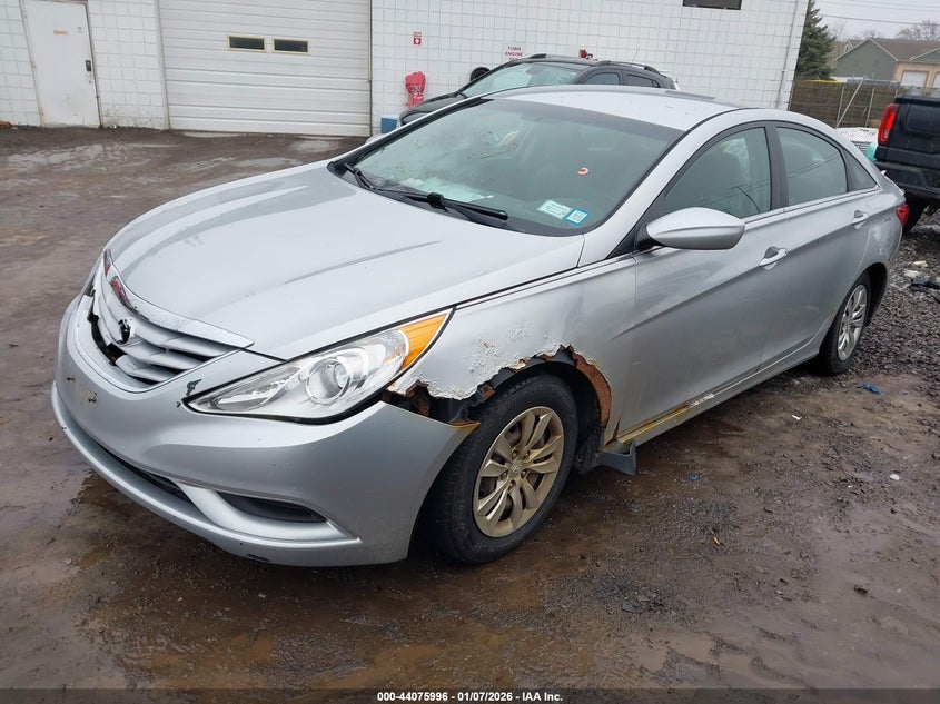 2012 Hyundai Sonata 2.4 Gls silver Lot 111044075996 Vin 5NPEB4AC7CH496129