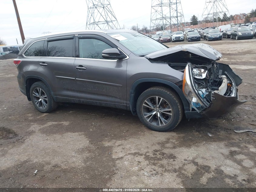 5TDJKRFH9GS502593 2016 Toyota Highlander Xle V6 auction photo 1