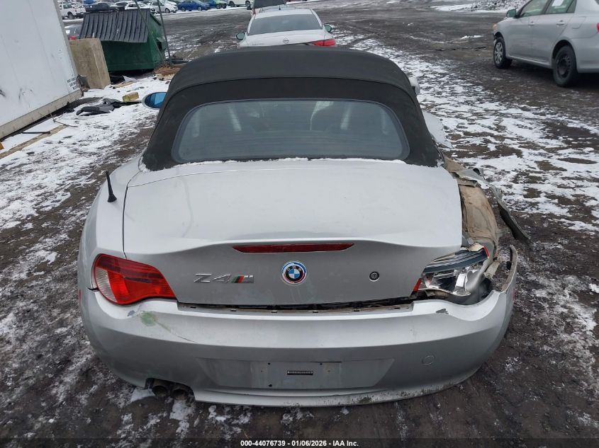 2007 BMW Z4 3.0Si VIN: 4USBU53587LX03754 Lot: 44076739