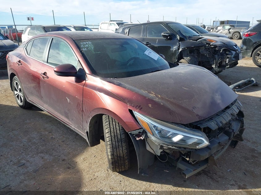 3N1AB8CV3LY216362 2020 Nissan Sentra Sv Xtronic Cvt auction photo 1
