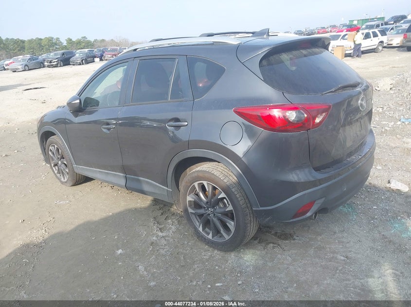 Vin: jm3ke4dyxg0833565, lot: 44573070, mazda cx-5 grand touring 20163