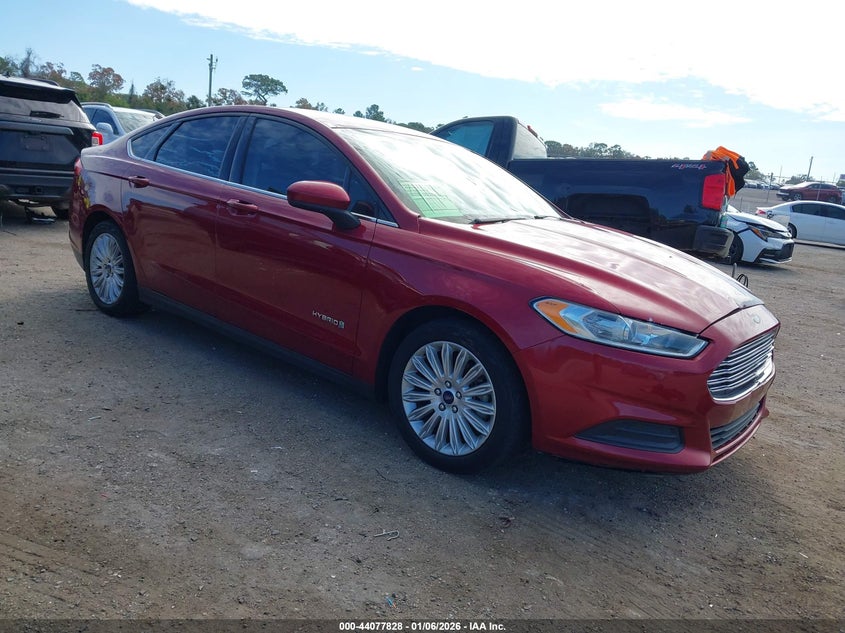 3FA6P0UU7GR377122 2016 Ford Fusion Hybrid S auction photo 1