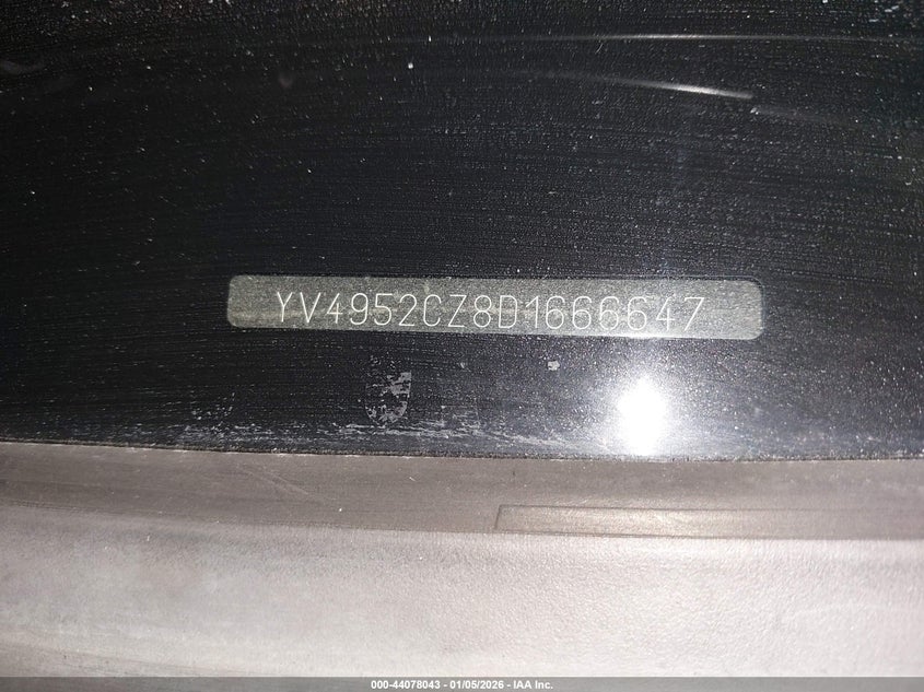 2013 Volvo Xc90 3.2 Platinum VIN: YV4952CZ8D1666647 Lot: 44078043