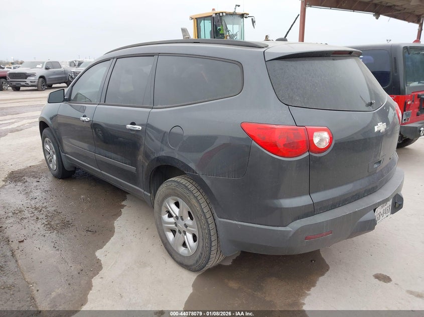 2012 Chevrolet Traverse 3.6 Ls grey Lot 111044078079 Vin 1GNKRFED8CJ343982