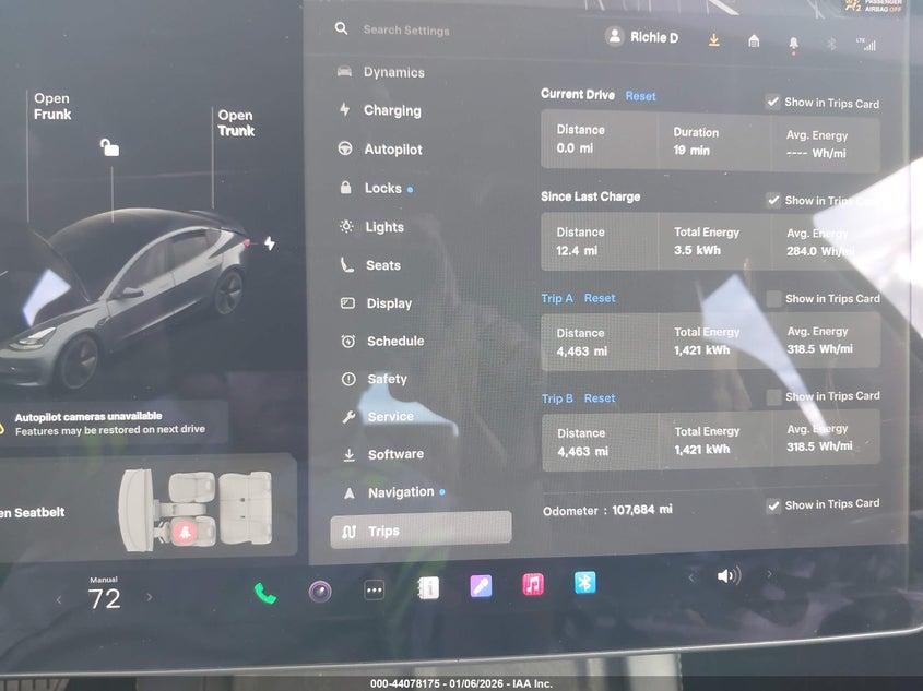 2021 Tesla Model 3 Standard Range Plus Rear-Wheel Drive VIN: 5YJ3E1EA8MF061349 Lot: 44078175