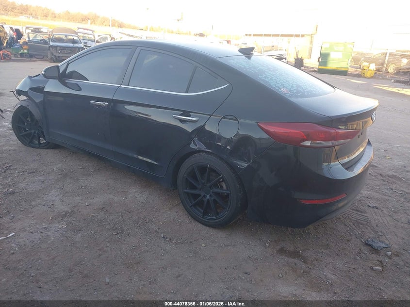 VIN KMHD84LF2HU281543 2017 HYUNDAI ELANTRA LIMITED