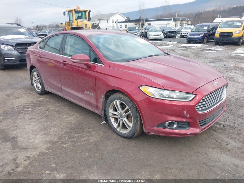 3FA6P0LU3GR300037 2016 Ford Fusion Hybrid Se auction photo 1