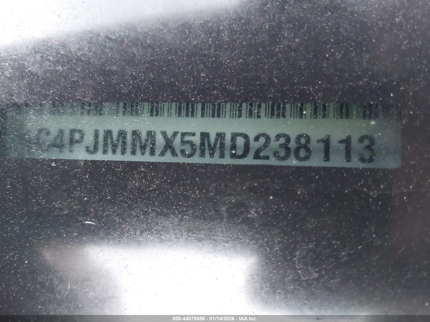 VIN 1C4PJMMX5MD238113 2021 JEEP CHEROKEE LATITUDE LUX 4X4