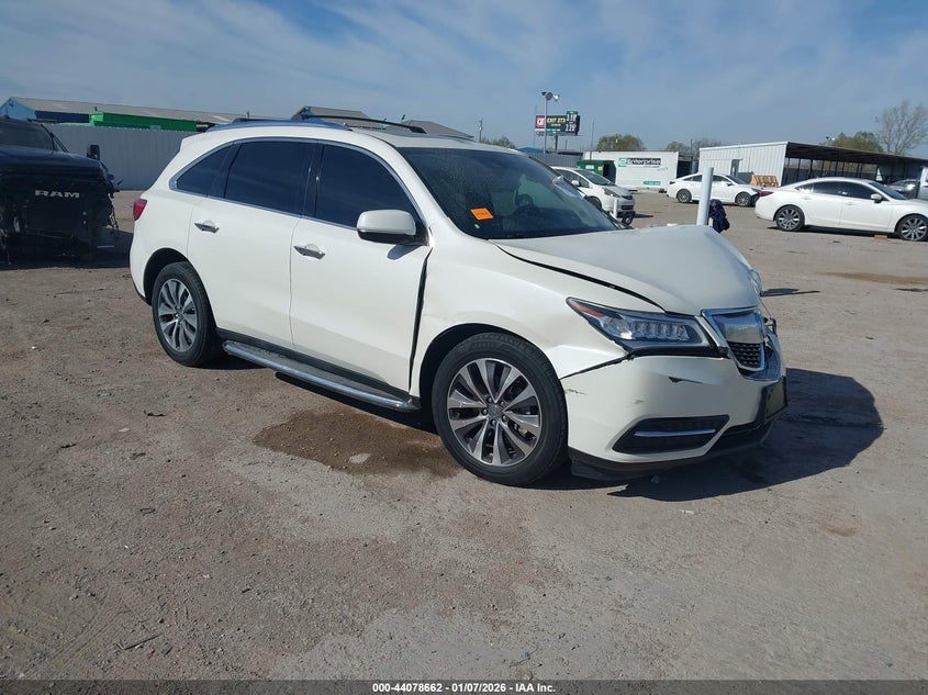 2016 Acura Mdx Technology Acurawatch Plus Packages/Technology Package