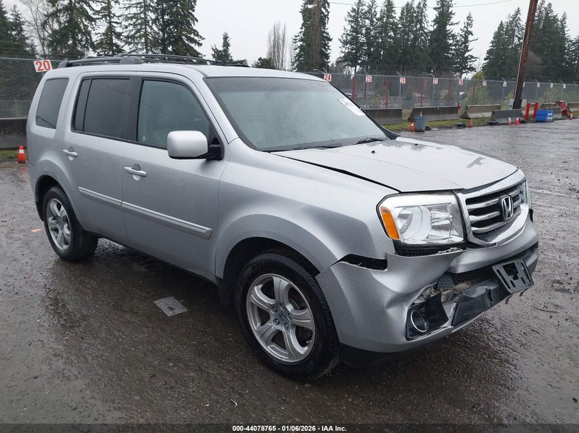 5FNYF4H55FB035698 2015 Honda Pilot Ex-L auction photo 1