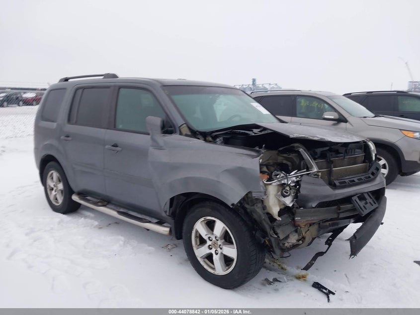 5FNYF4H68BB090813 2011 Honda Pilot Ex-L auction photo 1