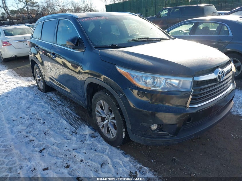 5TDJKRFH4ES061484 2014 Toyota Highlander Xle V6 auction photo 1