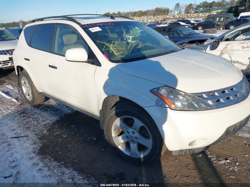 JN8AZ08W55W402592 2005 Nissan Murano Sl auction photo 1