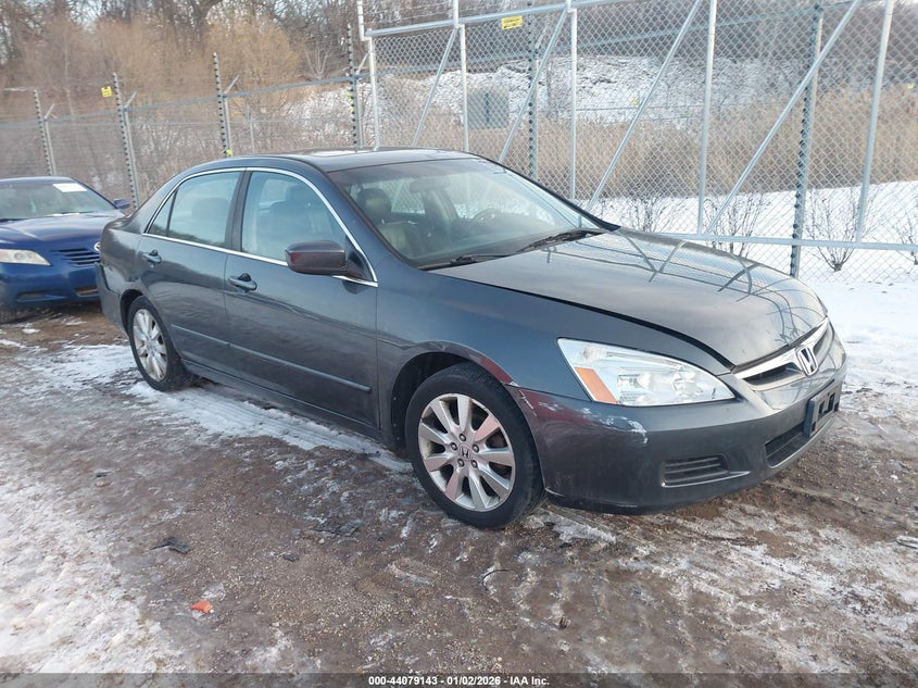 1HGCM665X7A016588 2007 Honda Accord 3.0 Ex auction photo 1