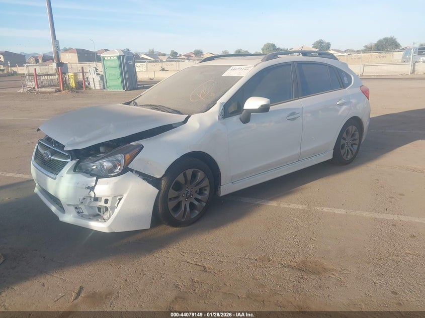 Vin: jf1gpau6xfh299821, lot: 44574985, subaru impreza 2.0i sport premium 20152