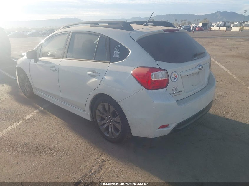 Vin: jf1gpau6xfh299821, lot: 44574985, subaru impreza 2.0i sport premium 20153