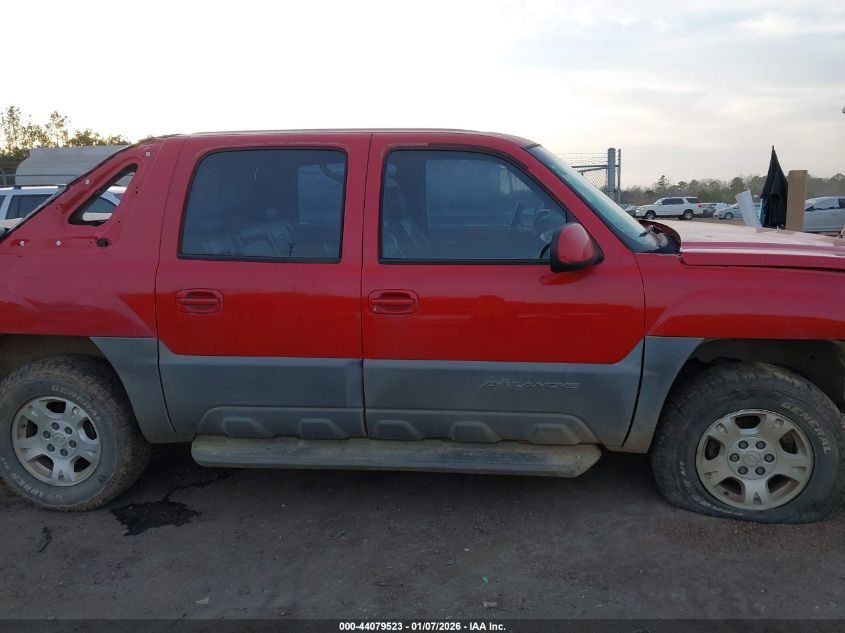 2002 Chevrolet Avalanche 1500 VIN: 3GNEK13T02G106689 Lot: 44079523