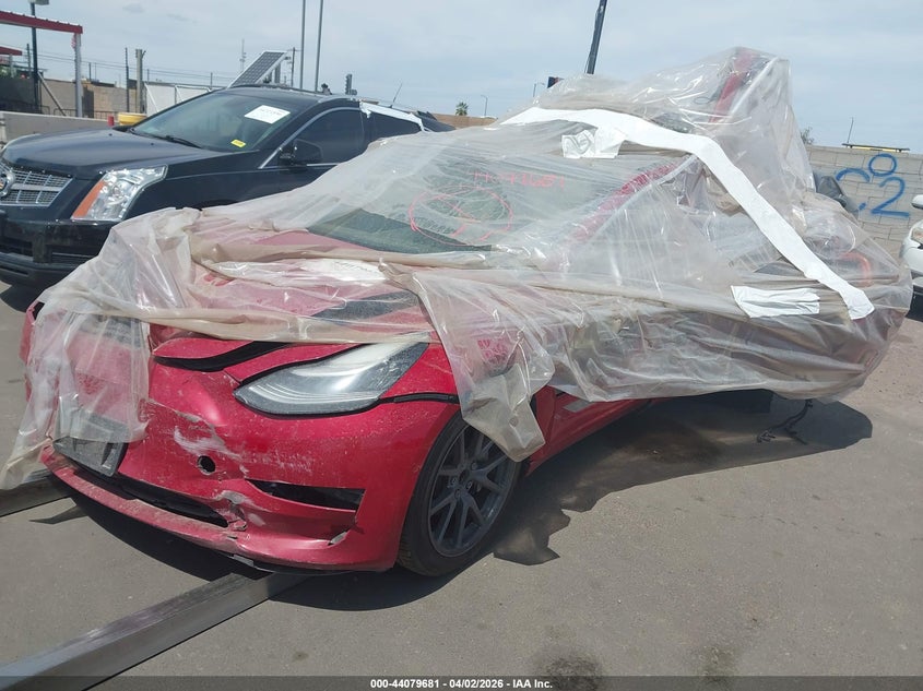 Vin: 5yj3e1ea2lf793183, lot: 44575517, tesla model 3 standard range plus rear-wheel drive/standard range rear-wheel drive 20202