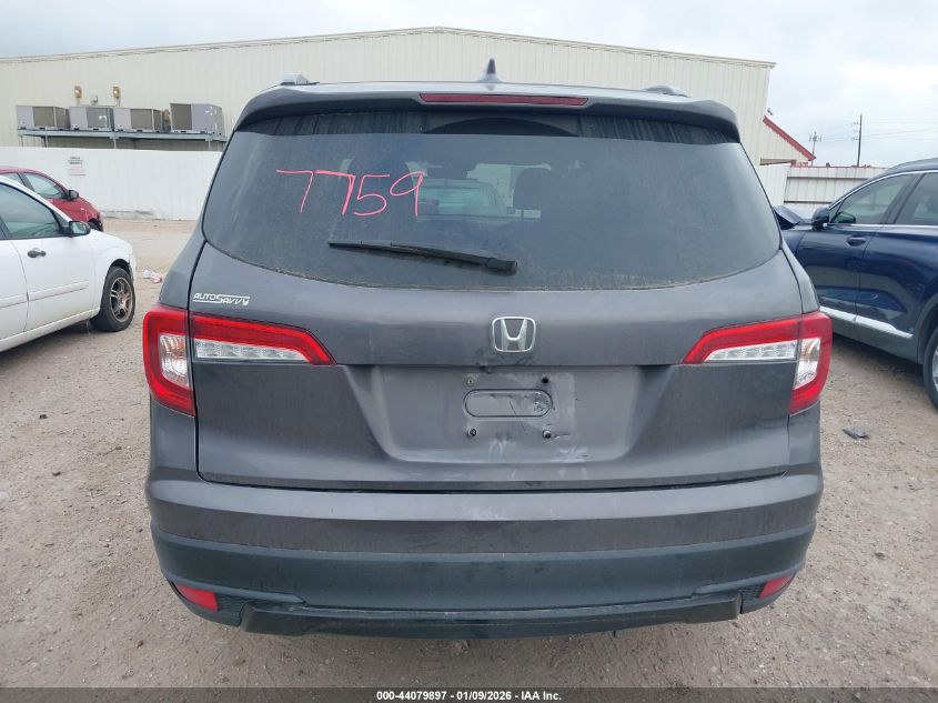 2022 Honda Pilot 2Wd Special Edition VIN: 5FNYF5H27NB016001 Lot: 44079897