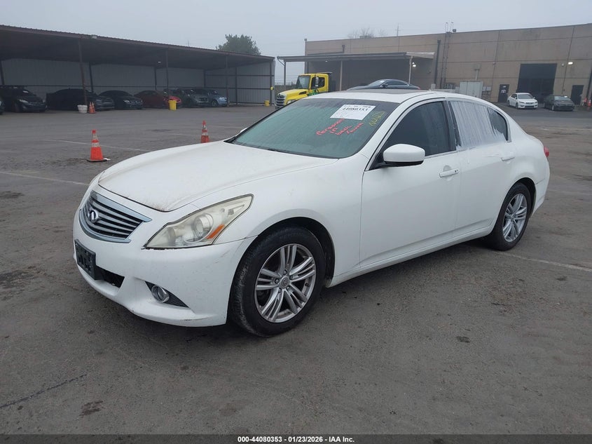 Vin: jn1dv6ap6bm601980, lot: 44576189, infiniti g25 journey 20112
