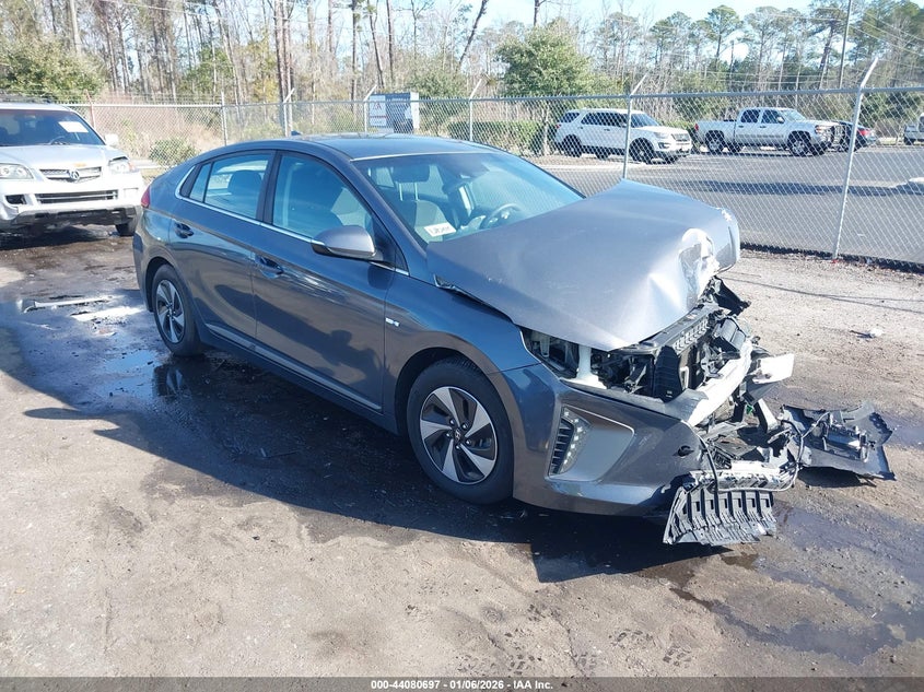 KMHC75LC6KU117973 2019 Hyundai Ioniq Hybrid Sel auction photo 1