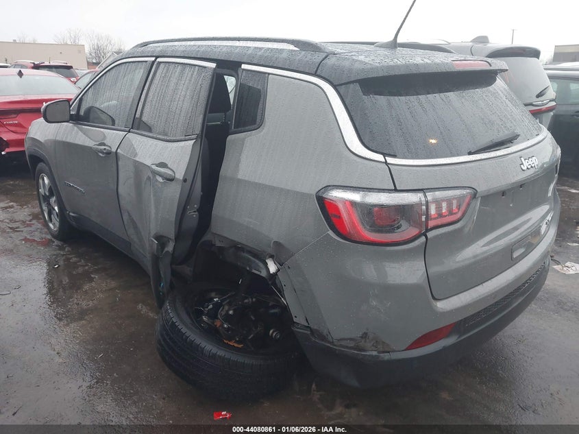 Vin: 3c4njccb5mt597124, lot: 44576697, jeep compass limited fwd 20213