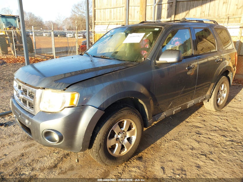 Vin: 1fmcu0e79bkb47640, lot: 44576818, ford escape limited 20112