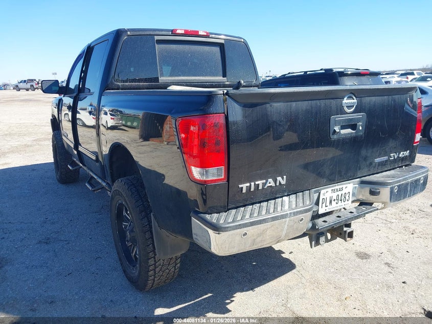 Vin: 1n6ba0ec6en502544, lot: 44576970, nissan titan sv 20143