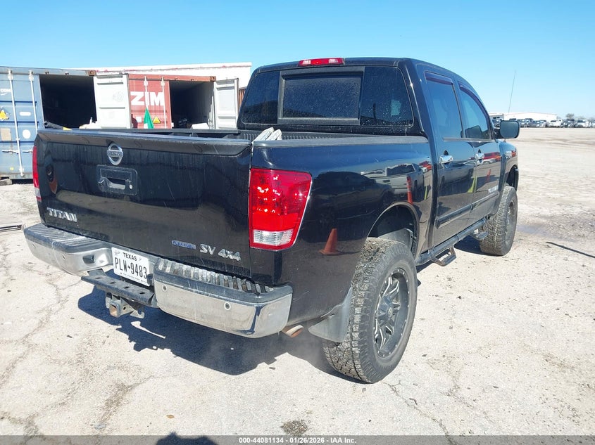 Vin: 1n6ba0ec6en502544, lot: 44576970, nissan titan sv 20144