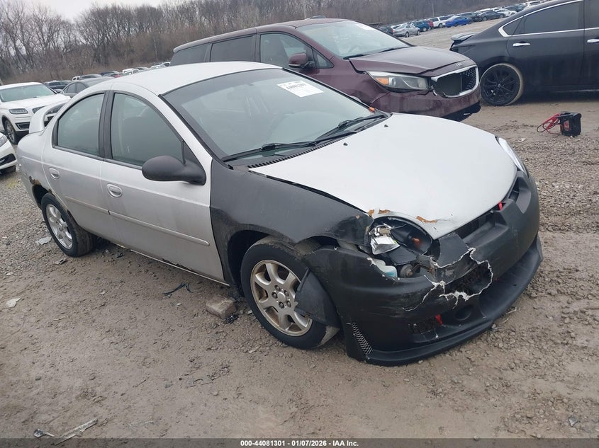 2004 DODGE NEON Silver VIN: 1B3ES56C94D596255
