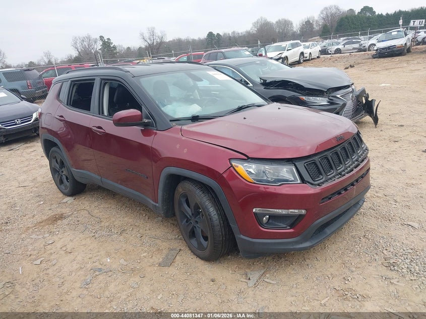 3C4NJCBB0MT505290 2021 Jeep Compass Altitude Fwd auction photo 1