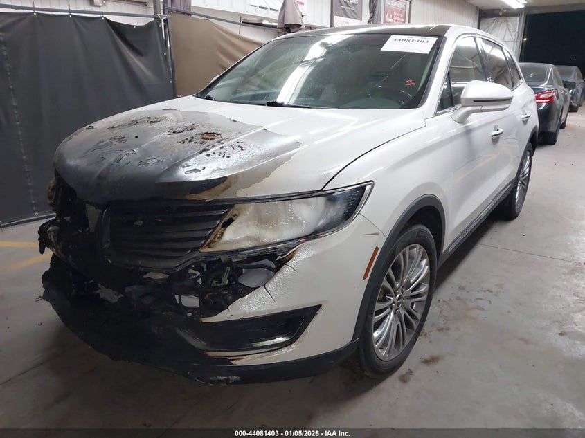 Vin: 2lmpj6lr4jbl21984, lot: 44577239, lincoln mkx reserve 20182