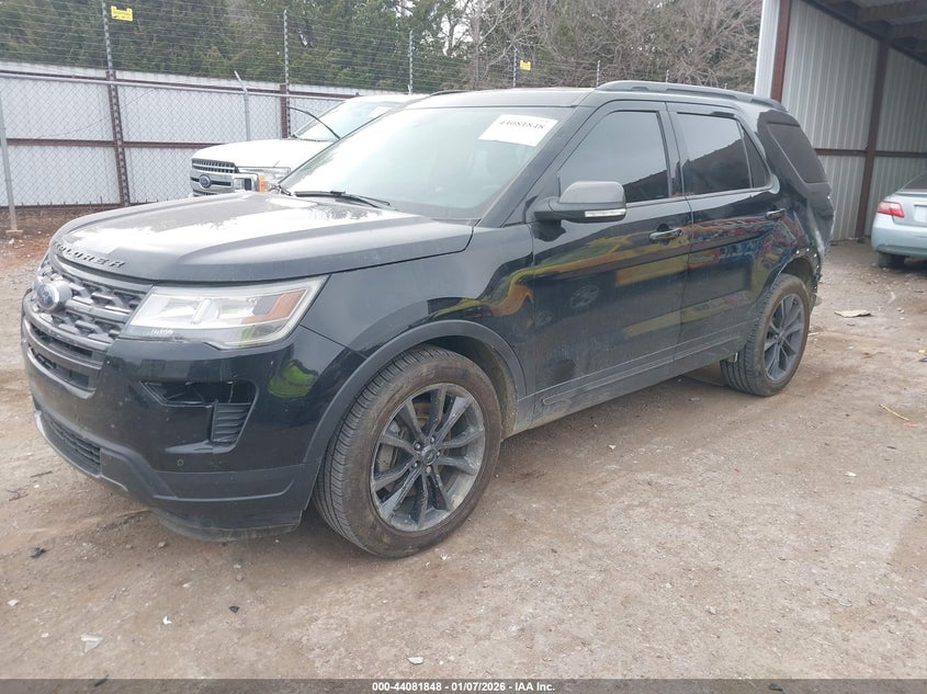Vin: 1fm5k8d85jga03107, lot: 44577684, ford explorer xlt 20182