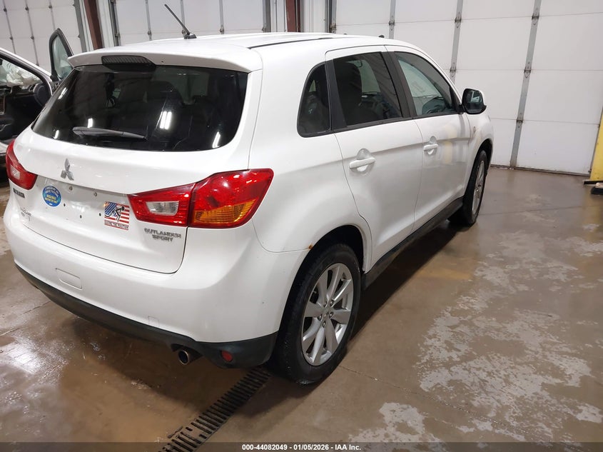 Vin: 4a4ar3au9fe062546, lot: 44577885, mitsubishi outlander sport es 20154