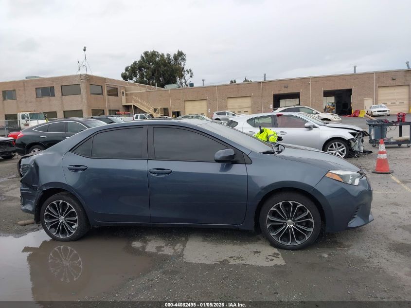 2016 Toyota Corolla Le VIN: 5YFBURHE2GP470175 Lot: 44082495
