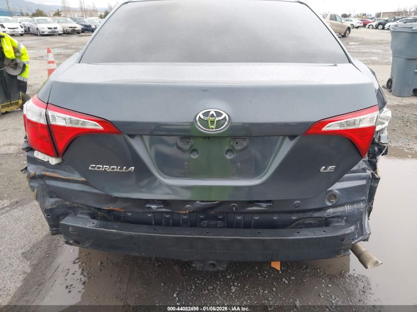 2016 Toyota Corolla Le VIN: 5YFBURHE2GP470175 Lot: 44082495